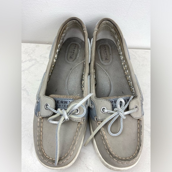 SPERRY Top Sider Women's Angelfish 2-Eye Caning Shoes Leather Loafers - Picture 7 of 12